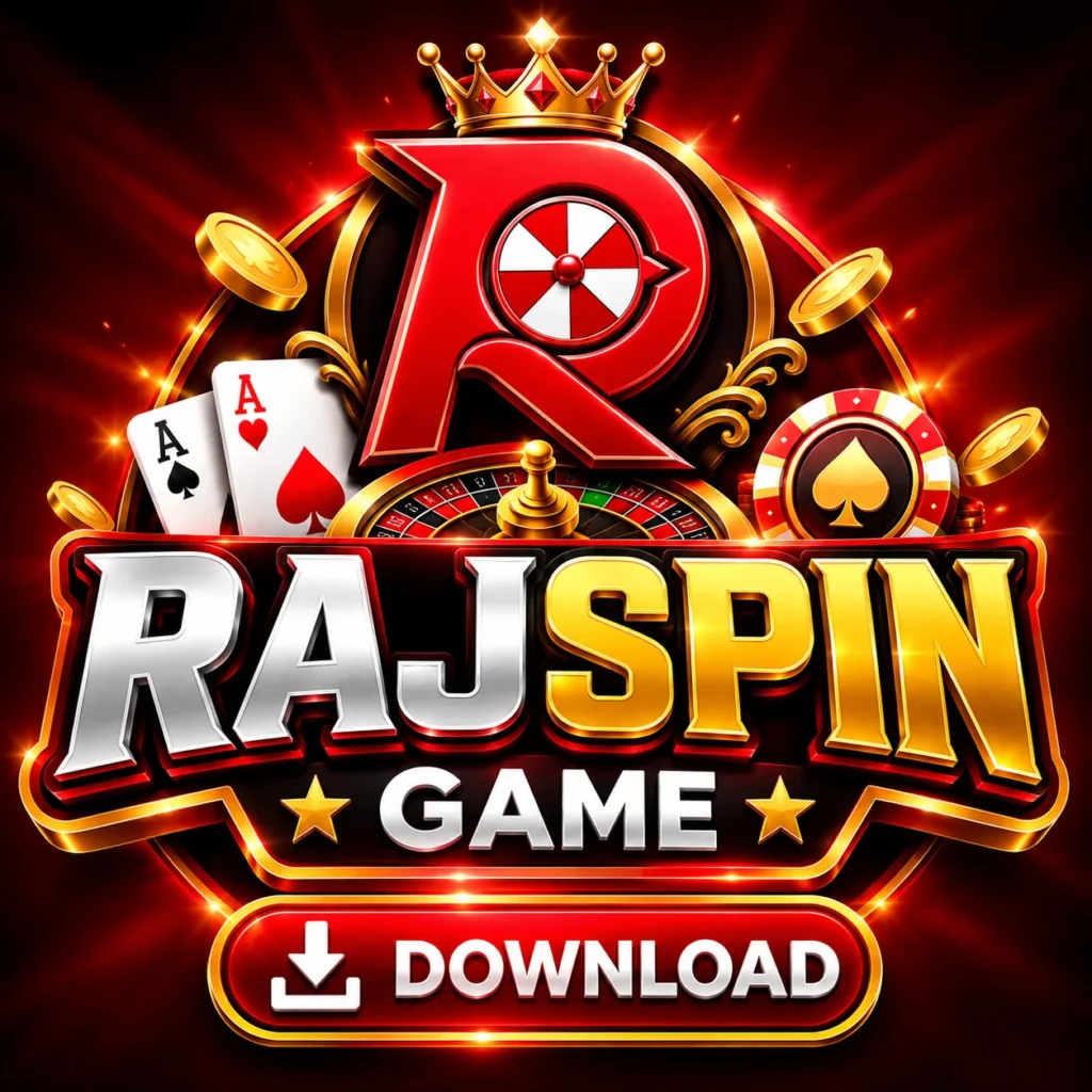 Raj Spin Game APK installation guide shown for Android users